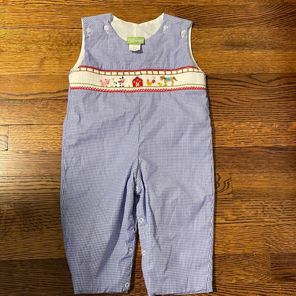 Classic Whimsy Longall w/ Farm Animals - 18months